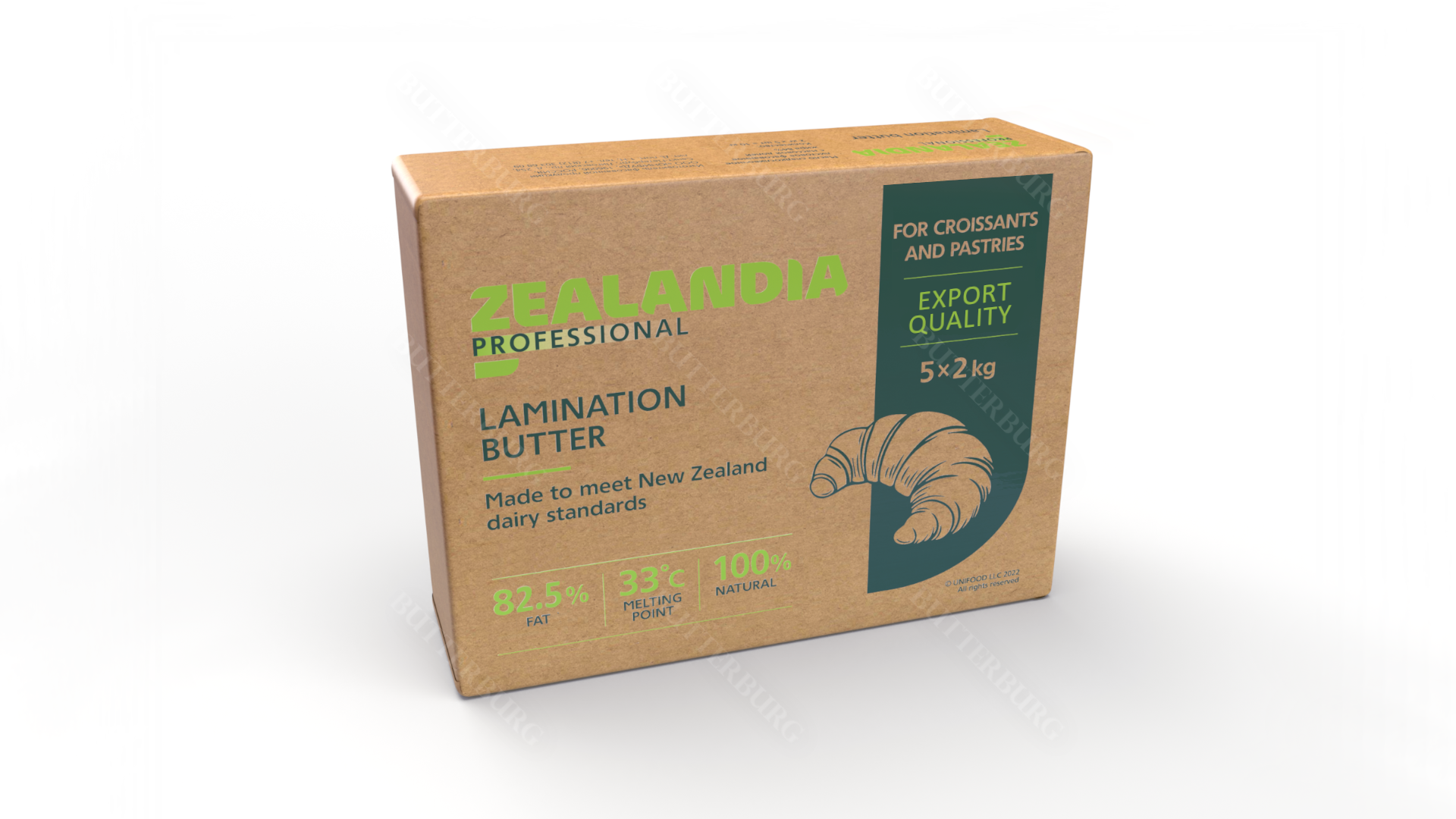 Масло листовое 5 х 2 кг 82,5 % Зеландия Профессиональное / Zealandia Professional от магазина оптовой торговли Масло листовое 5 х 2 кг 82,5 % Зеландия Профессиональное / Zealandia Professional || https://butterburg.ru