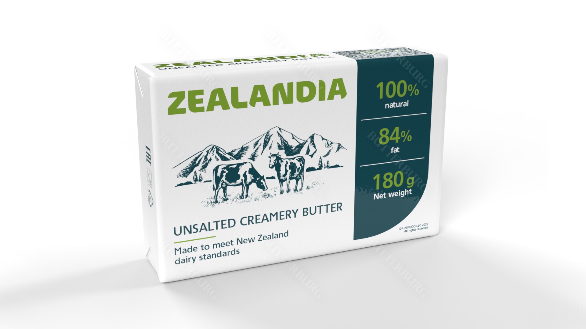 Масло пачка 180 г 84 % Зеландия Профессиональное / Zealandia Professional от магазина оптовой торговли Масло пачка 180 г 84 % Зеландия Профессиональное / Zealandia Professional || https://butterburg.ru
